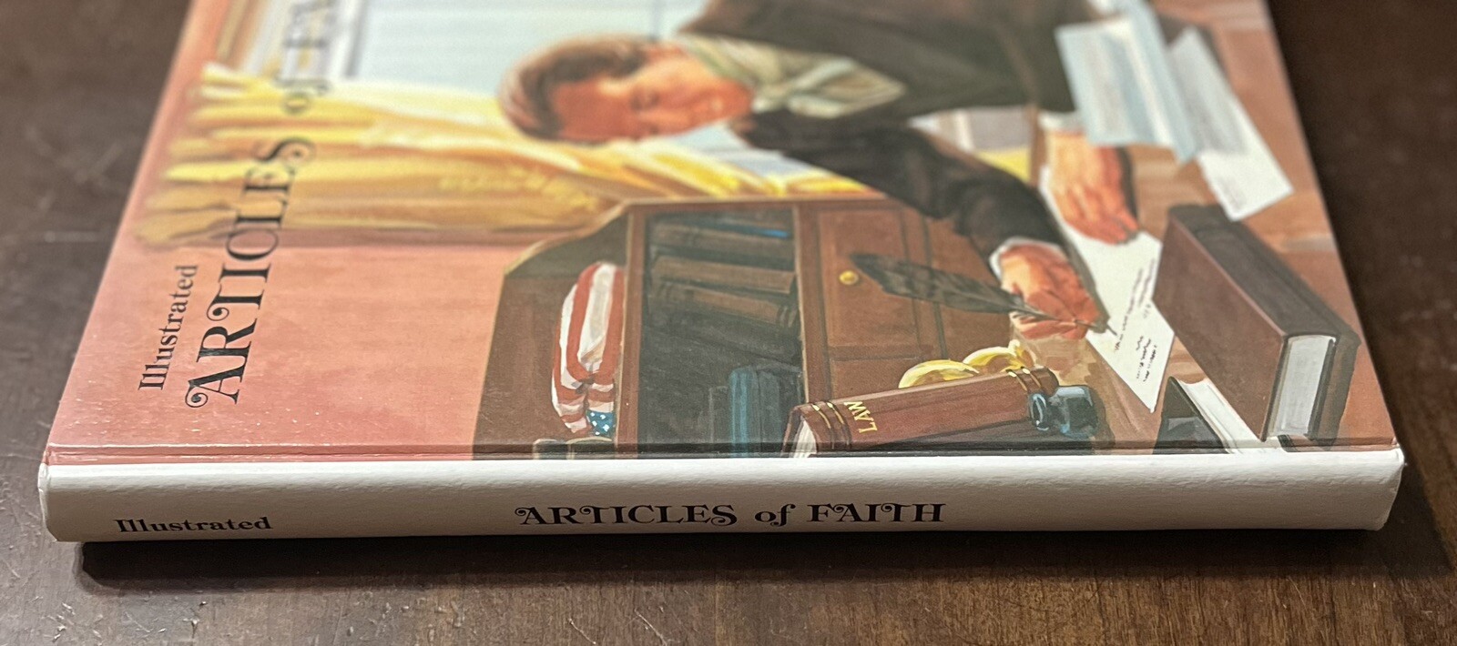 Illustrated Articles of Faith 1987 LDS Mormon RARE Single Volume 323 Pages