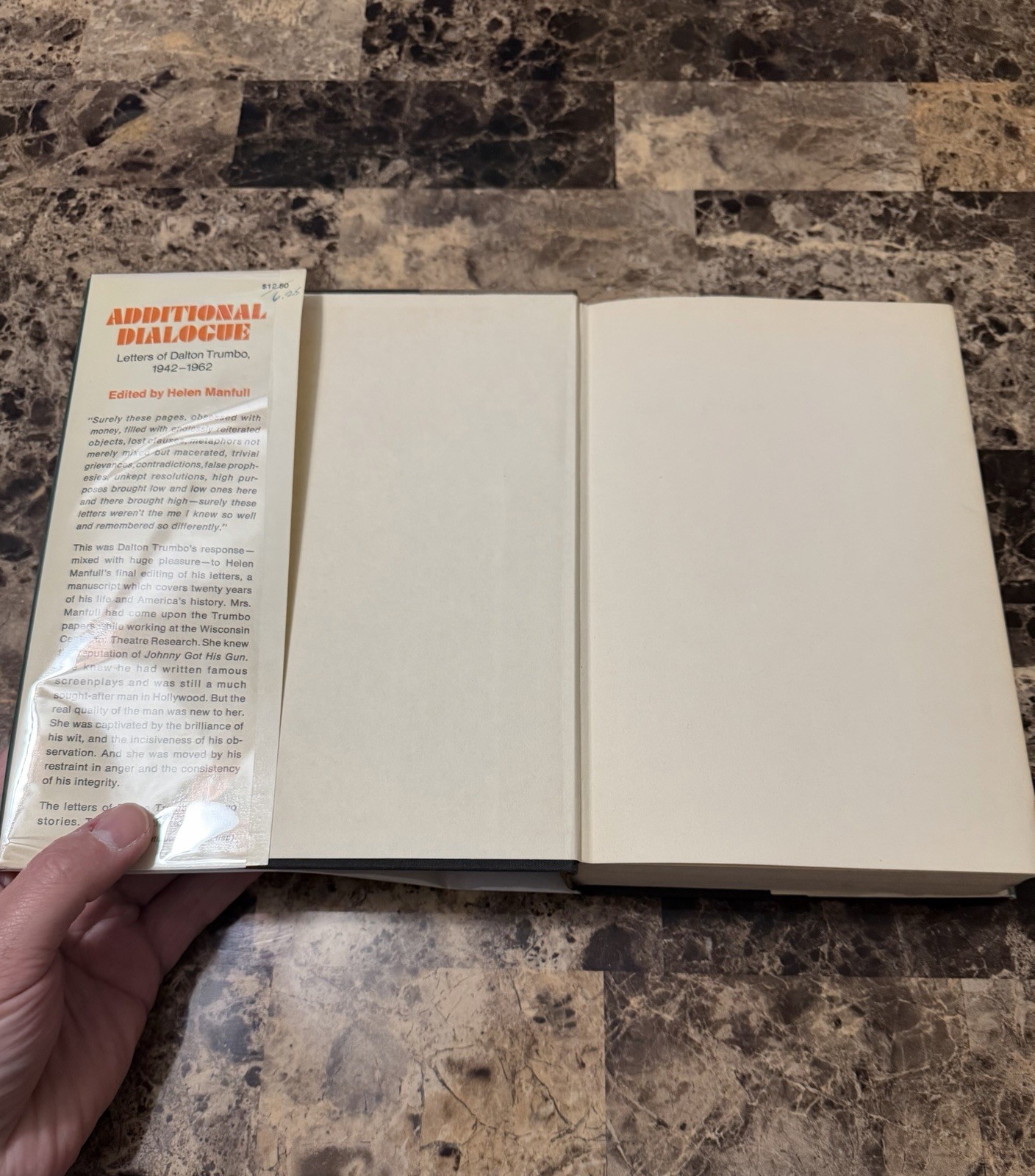ADDITIONAL DIALOGUE: LETTERS OF DALTON TRUMBO, 1942-1962 – Hardcover