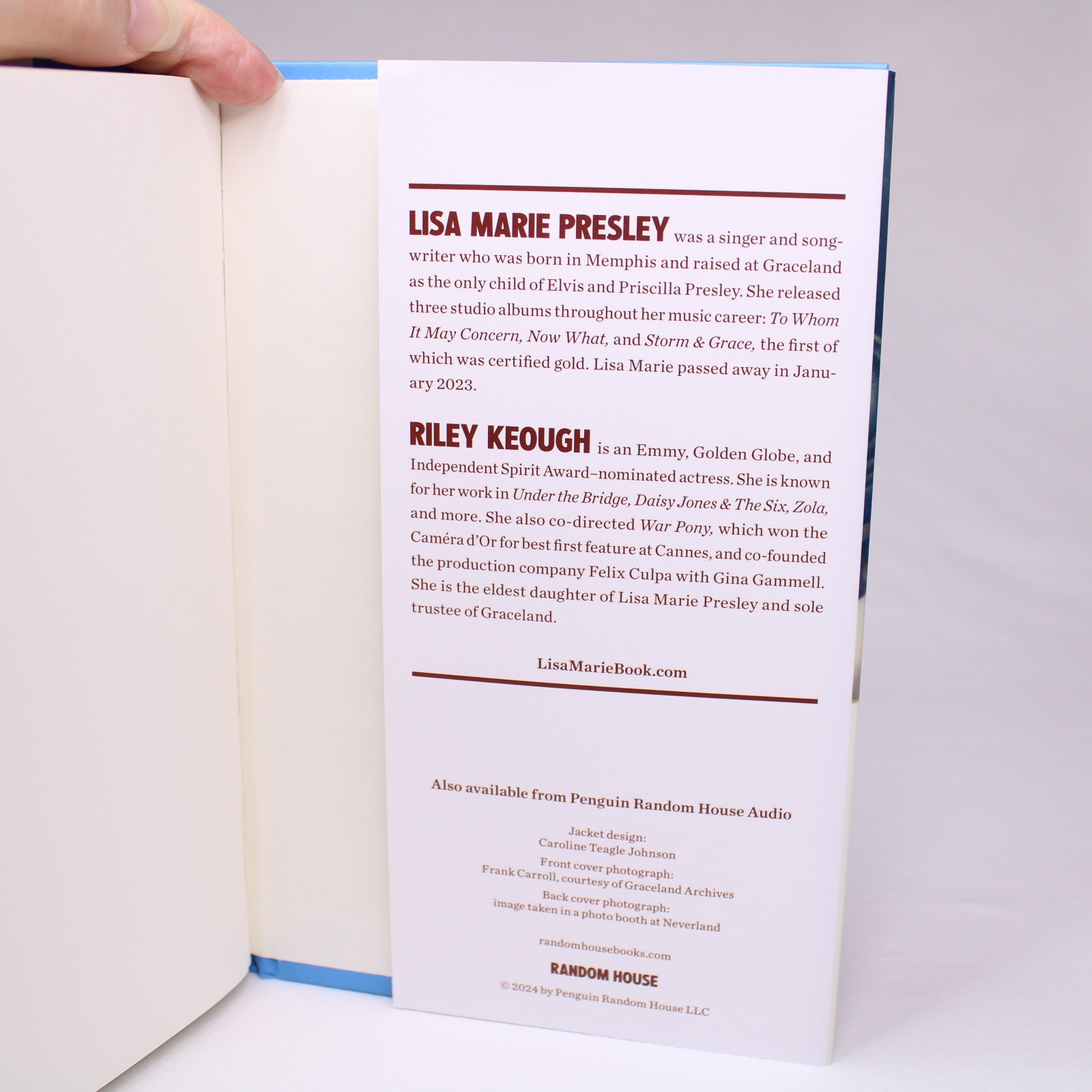 From Here to the Great Unknown By Lisa Marie Presley Hardcover DJ 2024 1st Ed