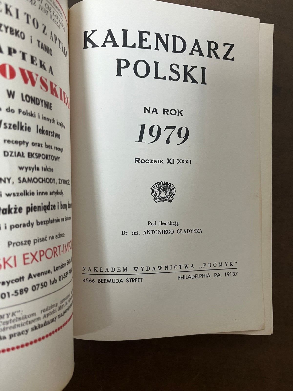 Kalendarz Polski Na Rok 1979 – Polish Calendar & Stories 1979