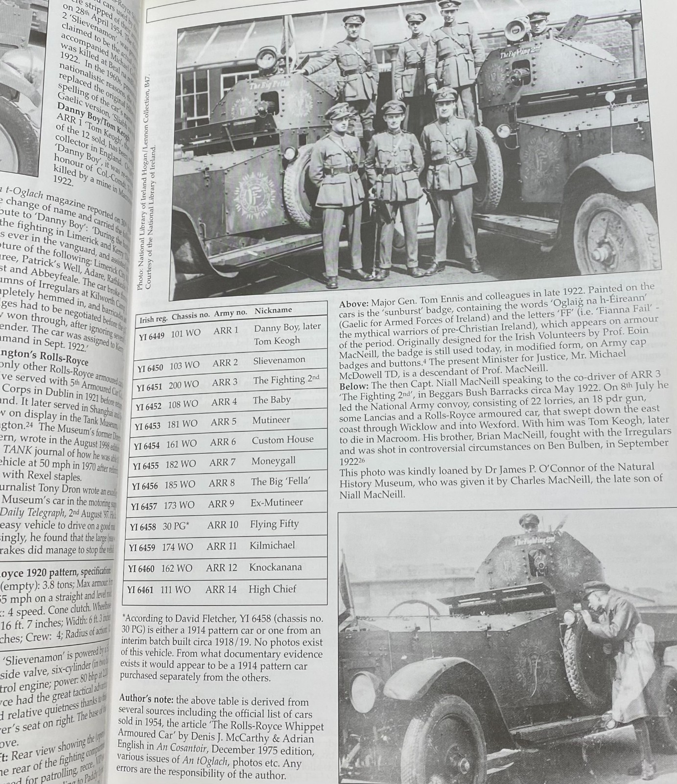 Irish Army Vehicles (Transport & Armour) Since 1922 – Reference Book Karl Martin