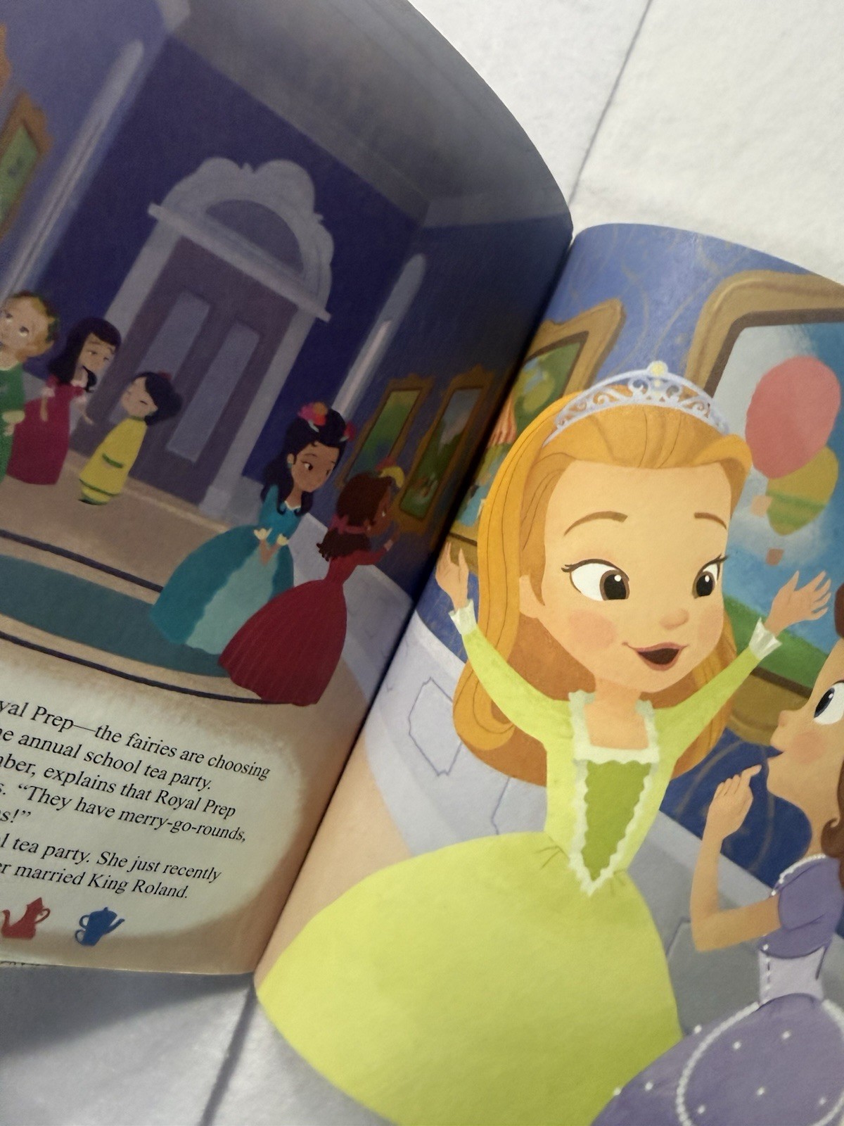 Sofia The First The Perfect Tea Party Little Golden Book 2013 Disney Junior