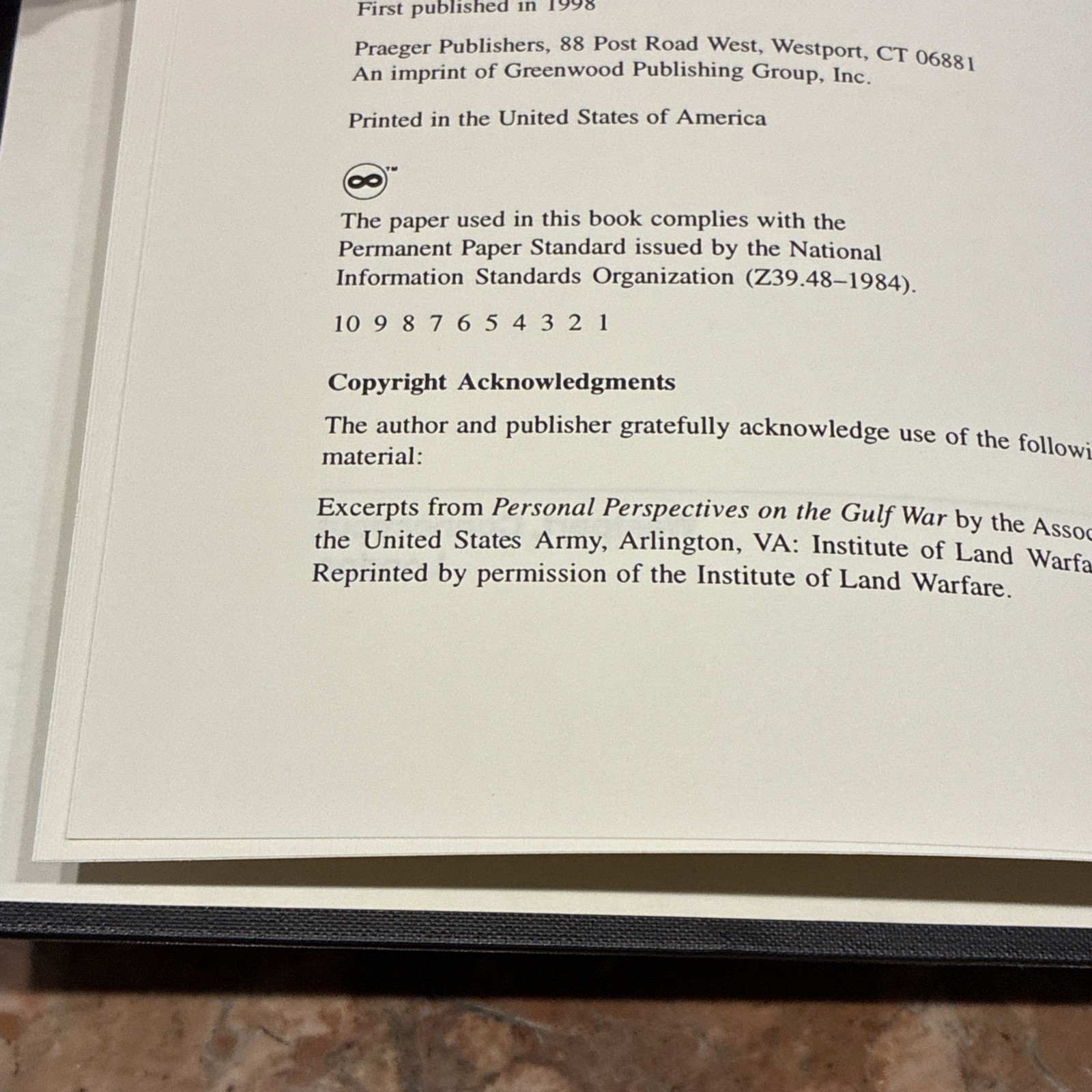 Book Chemical Biological Defense US Policy Gulf War Desert Storm Military Books