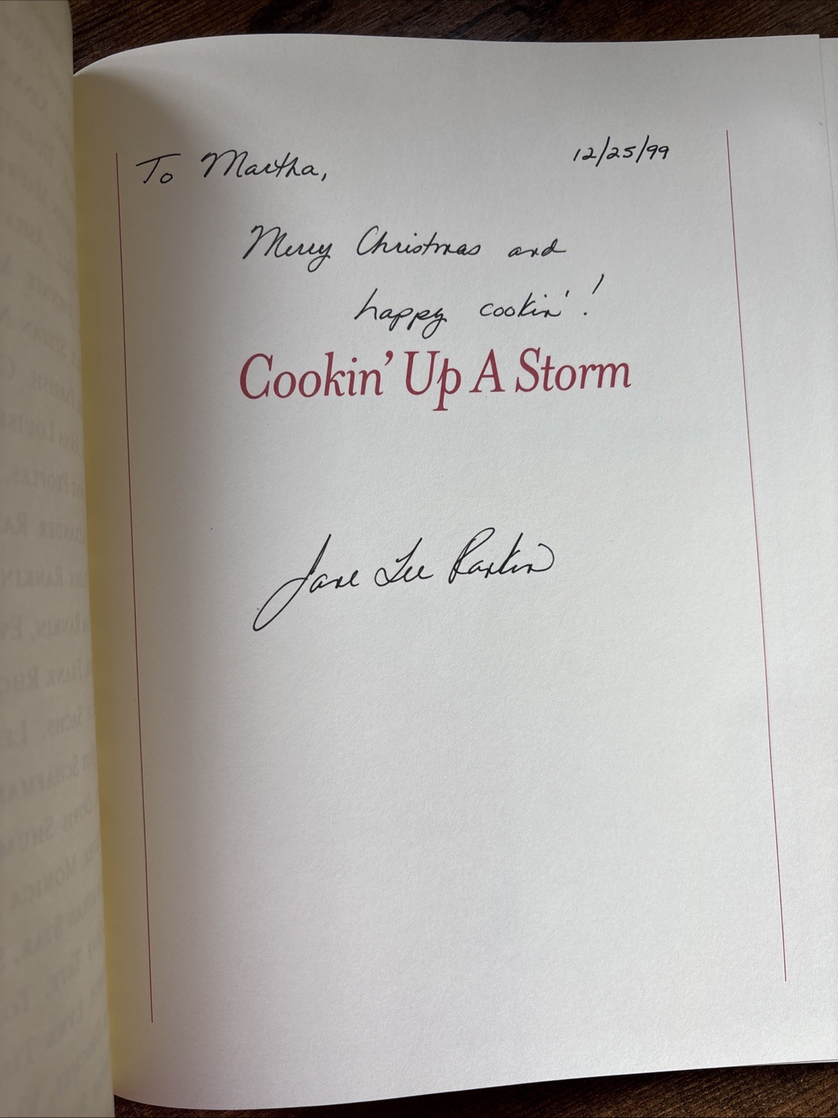 *SIGNED* COOKIN’ UP A STORM: THE LIFE AND RECIPES OF ANNIE JOHNSON