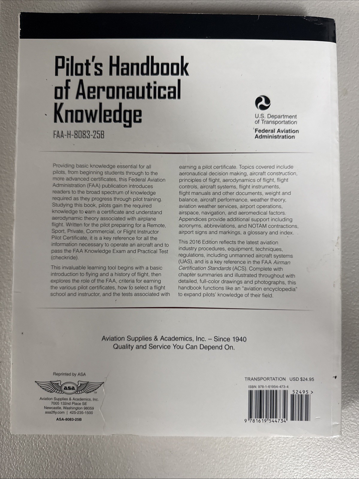Pilot’s Handbook Of Aeronautical Knowledge(🚀fast shiping🚀)