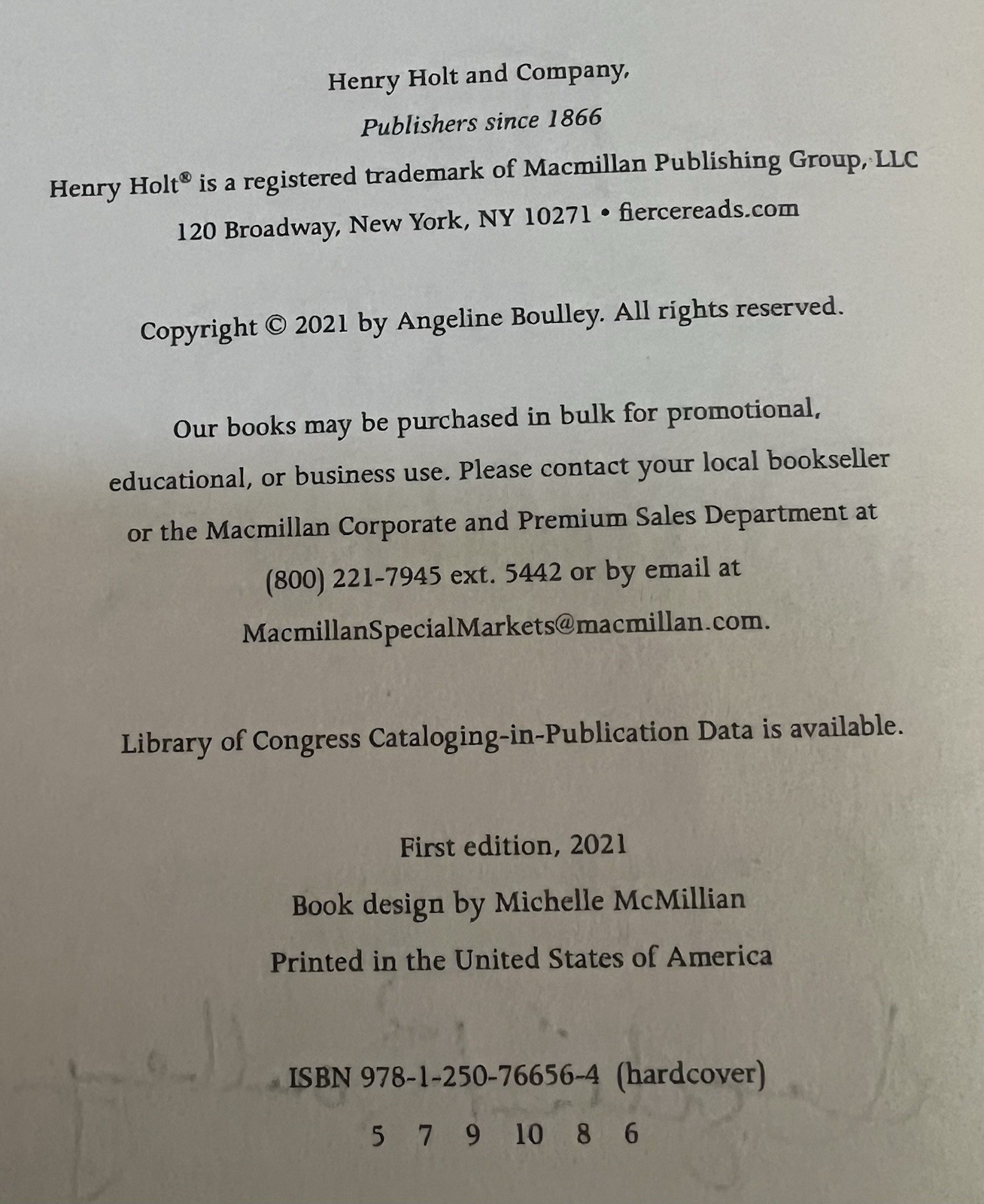 Signed Firekeeper’s Daughter by Angeline Boulley First Edition 5th Printing Hard