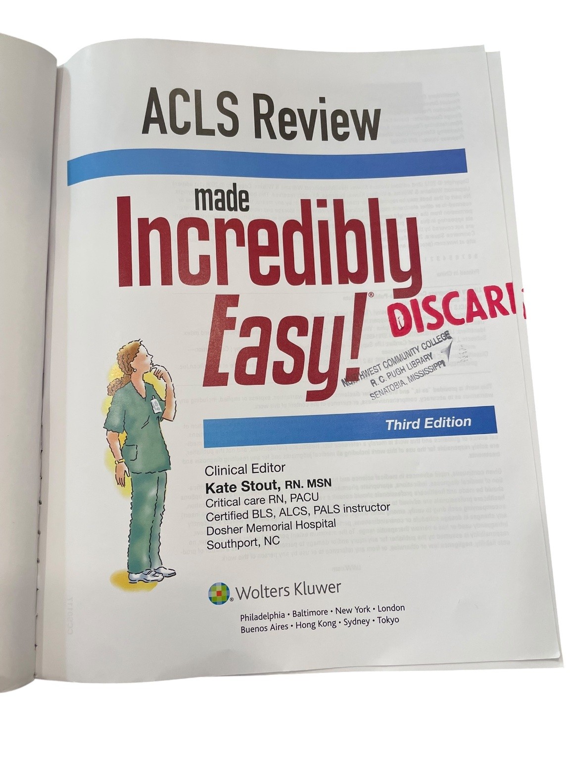 ACLS Review Made Incredibly Easy! Kate Stout 2017 Third Edition Wolters Kluwer