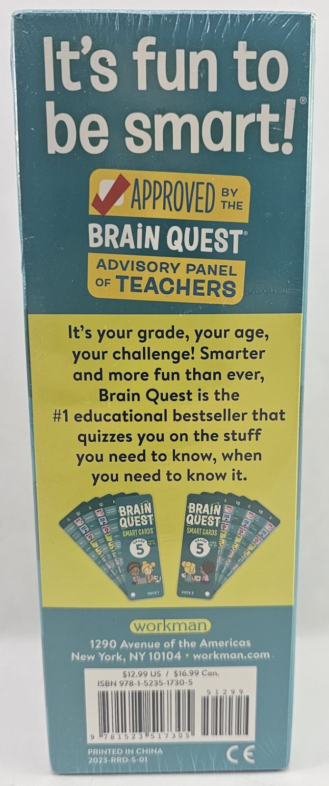 Brain Quest Smart Cards Ser.: Brain Quest 5th Grade Smart Cards Revised 5th…