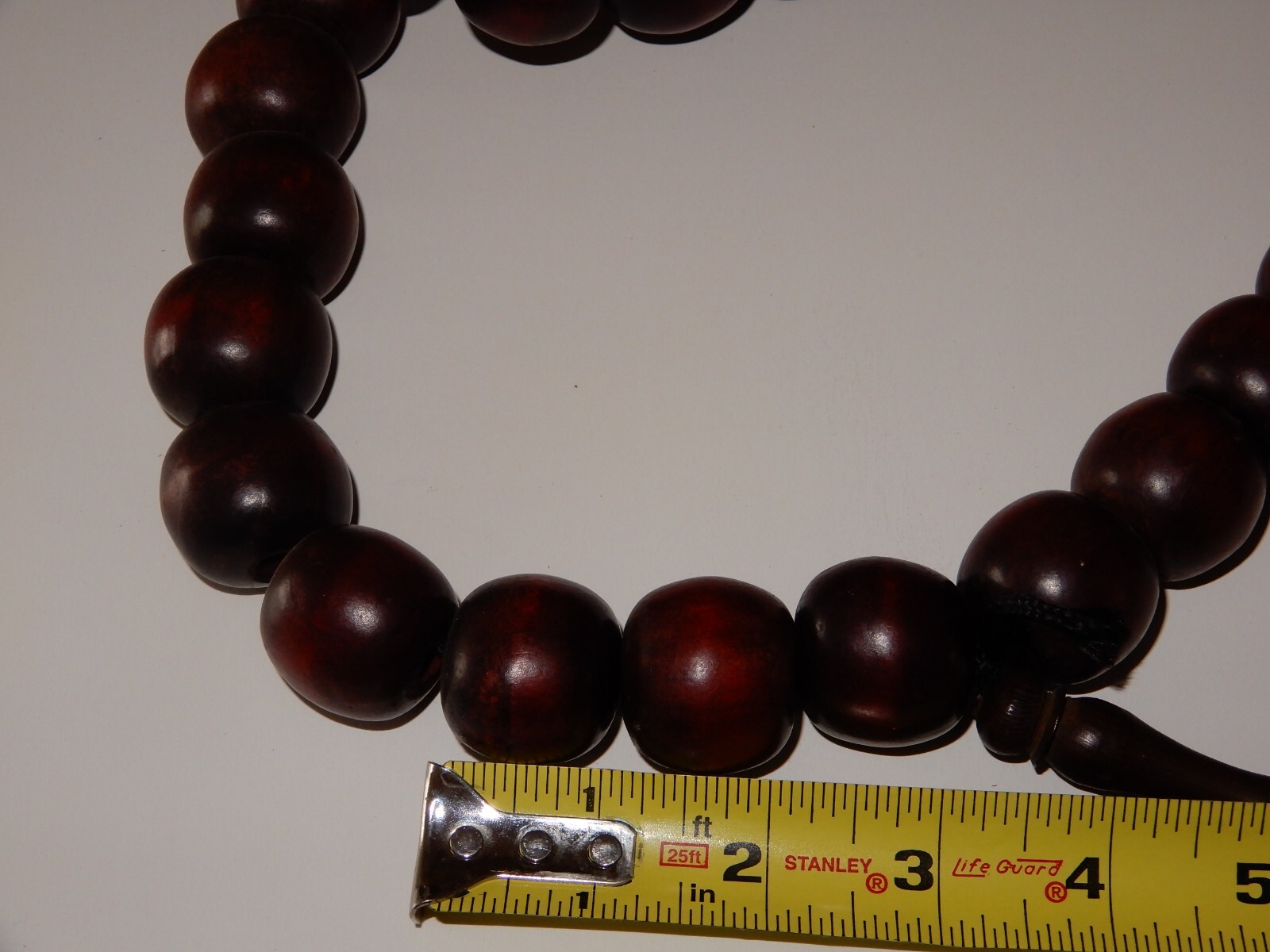 PRAYER BEADS-99 LARGE 1X 1 INCH BEADS WITH 2 RAKATS TOTAL LENGTH 104 INCHES LONG