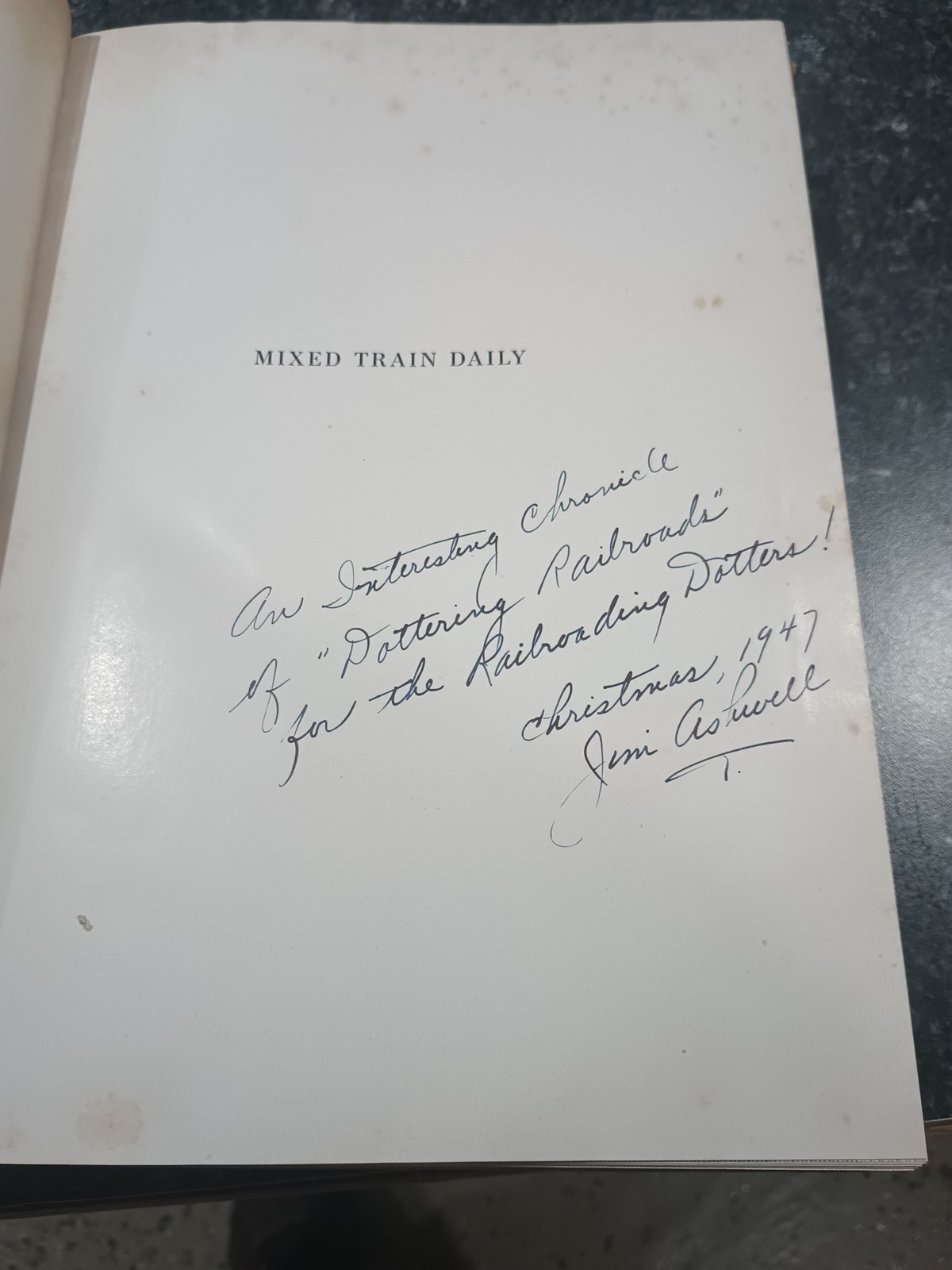 Mixed Train Daily Hardback Cover Book