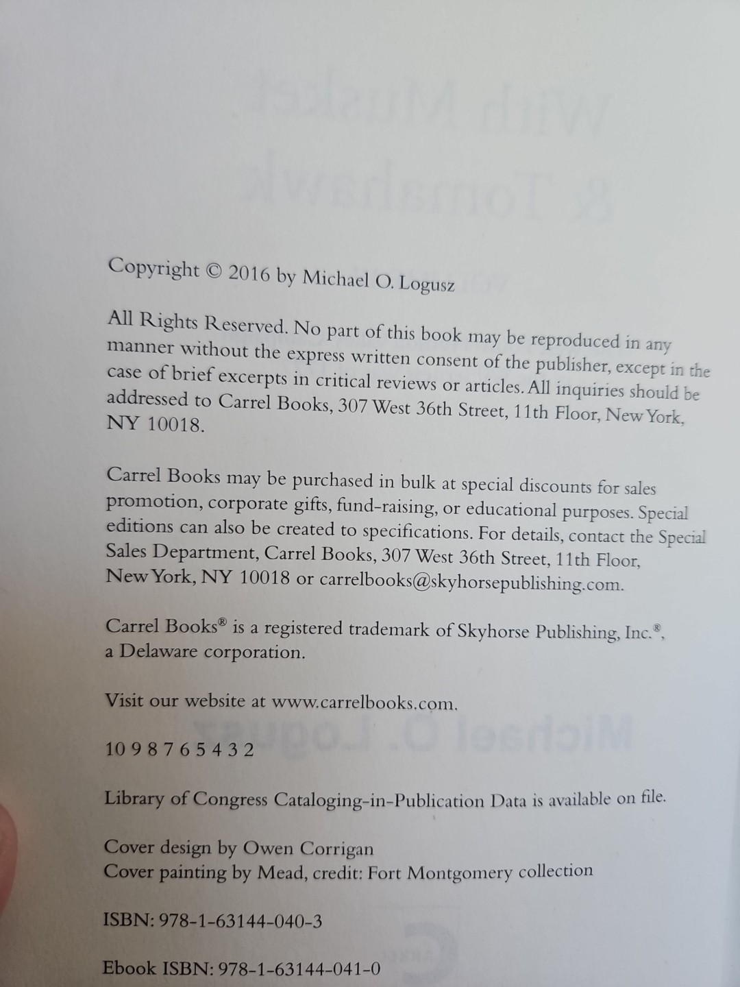 With Musket and Tomahawk By Loguz The West Point-Hudson Valley Campaign… 2016