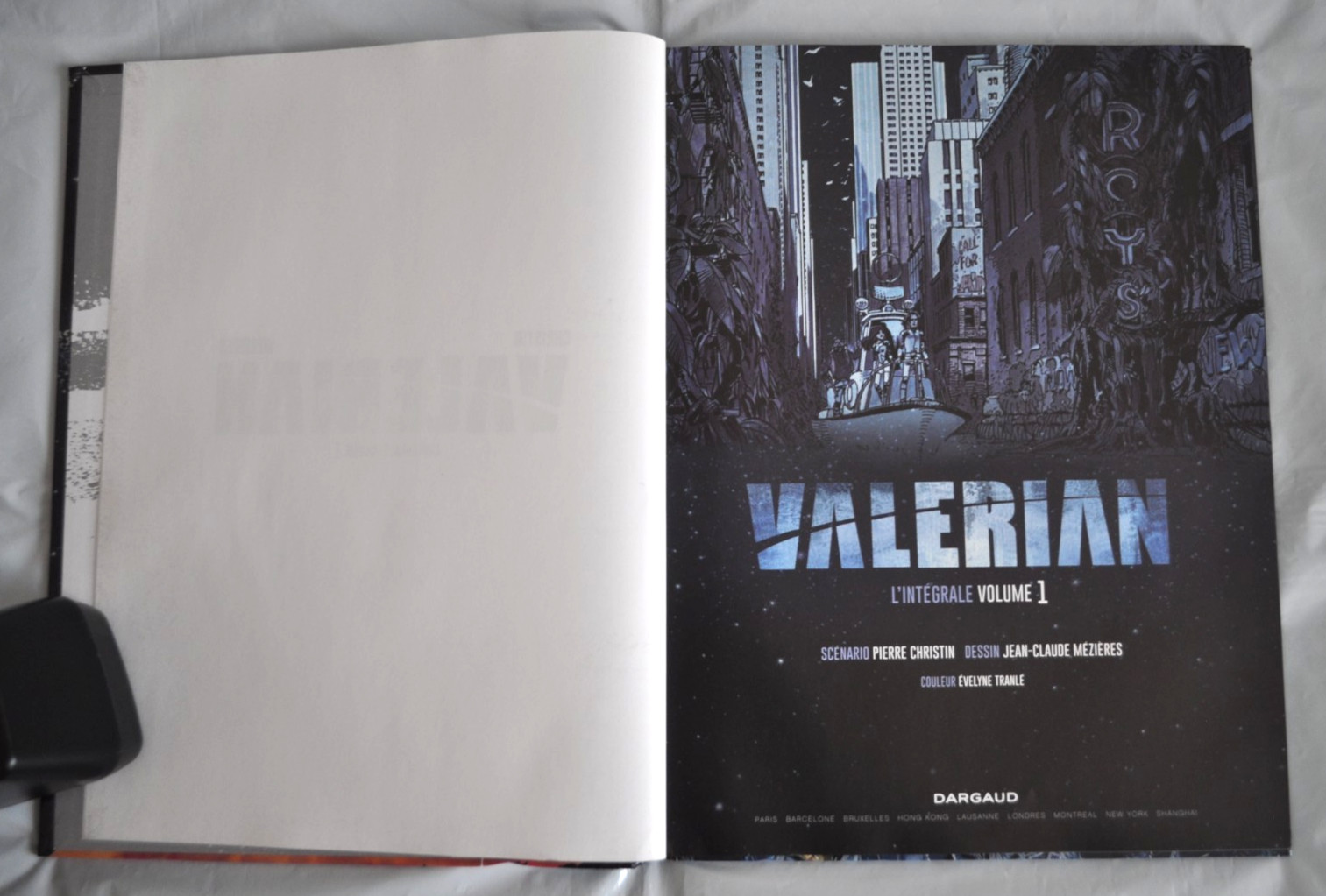 French Edition Valérian L’Intégrale Volume 1 by Christin Pierre & Mezières Book