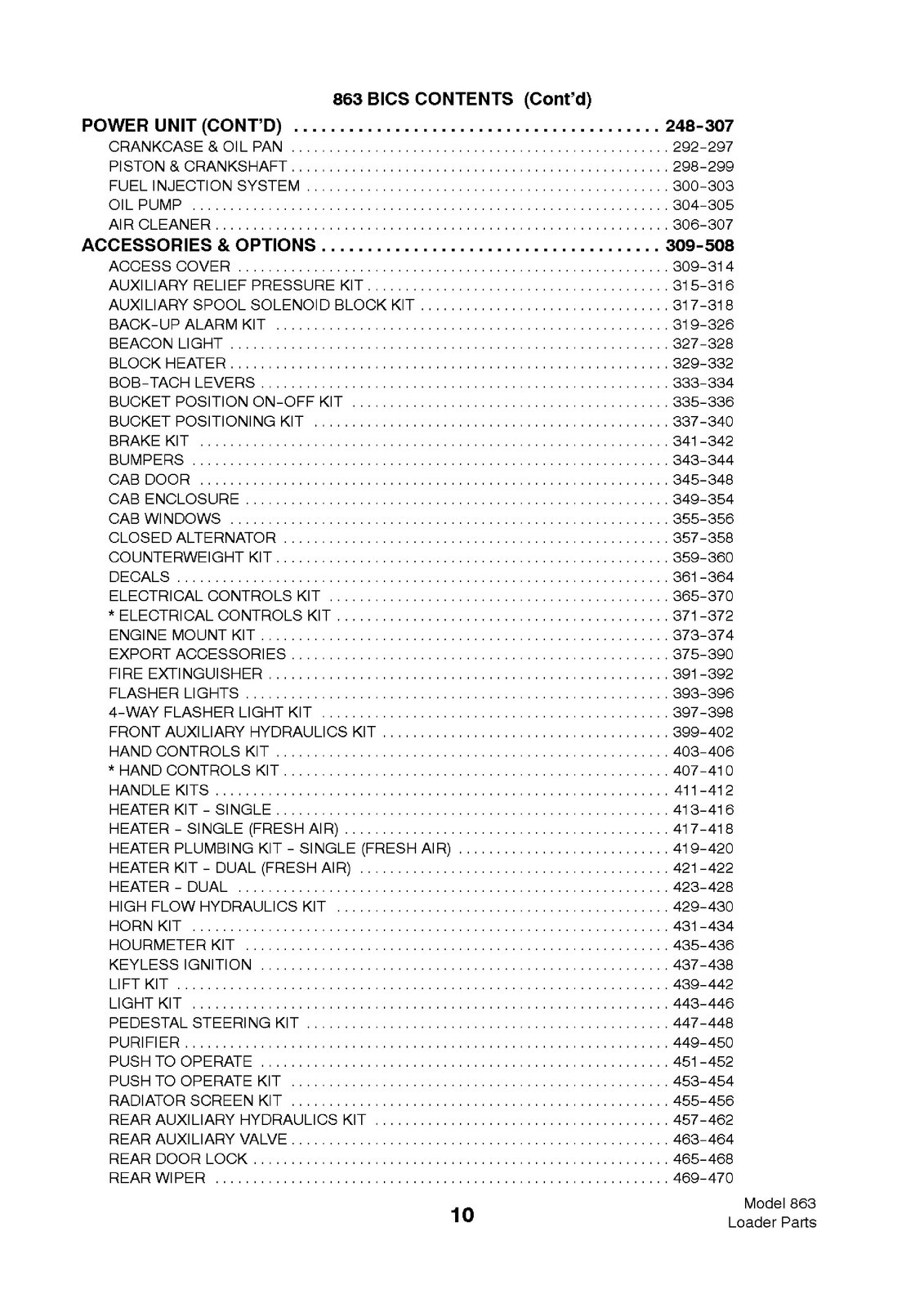 BOBCAT 863 Skid Steer Loader Parts Manual SN 514411001 Up 2001 – COIL BINDING