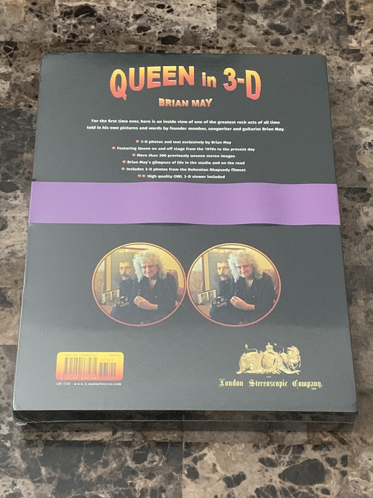 Queen In 3-D The Bohemian Rhapsody Deluxe Signed Autographed Brian May JSA COA
