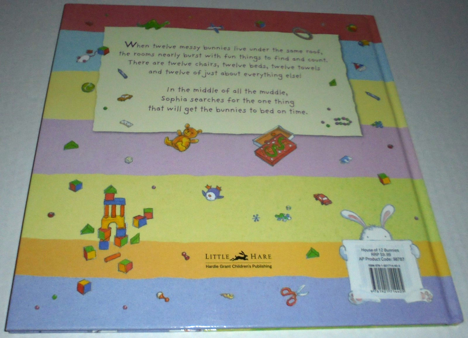 THE HOUSE OF 12 BUNNIES BOOK BY CAROLINE STILLS HARDCOVER 2011 22CM X 25CM