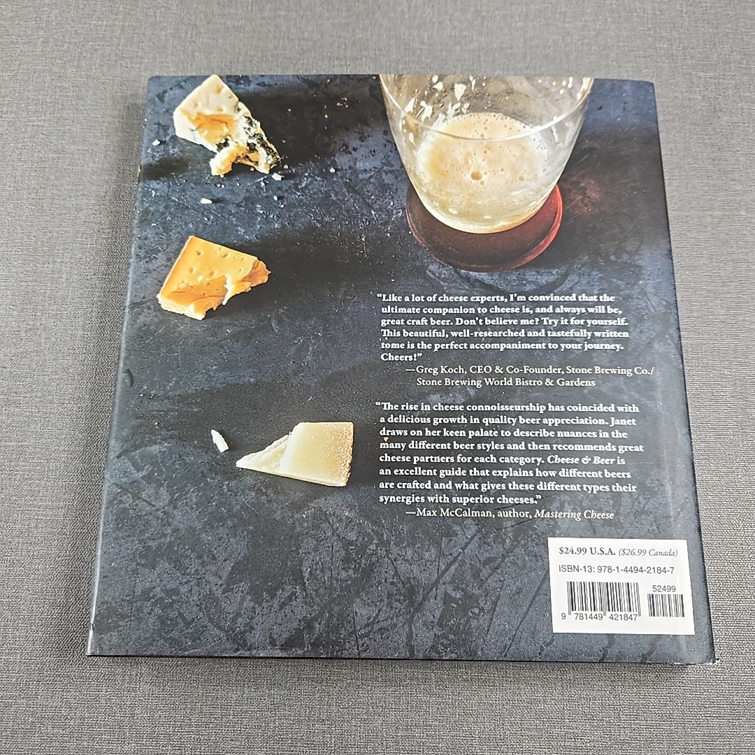 Cheese and Beer by Janet Fletcher 2013 Hardcover Dust Jacket Signed
