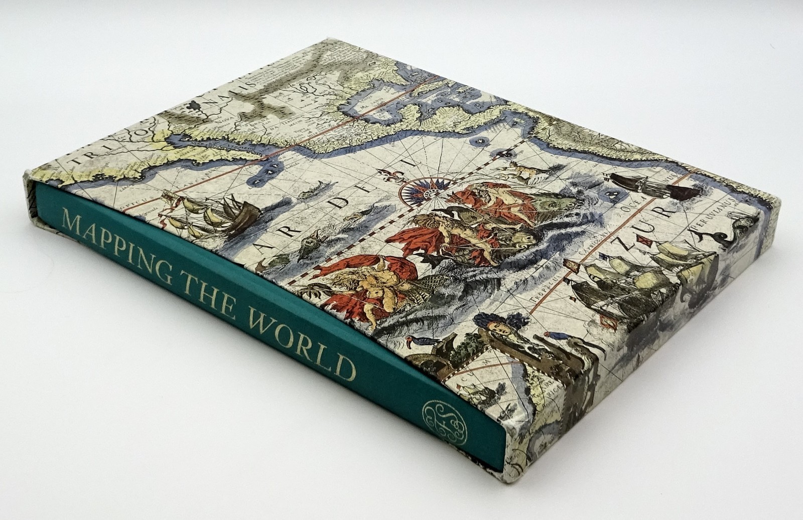 Folio Society Mapping the World by Whitfield Hardcover HB 2000 w/ Slipcover