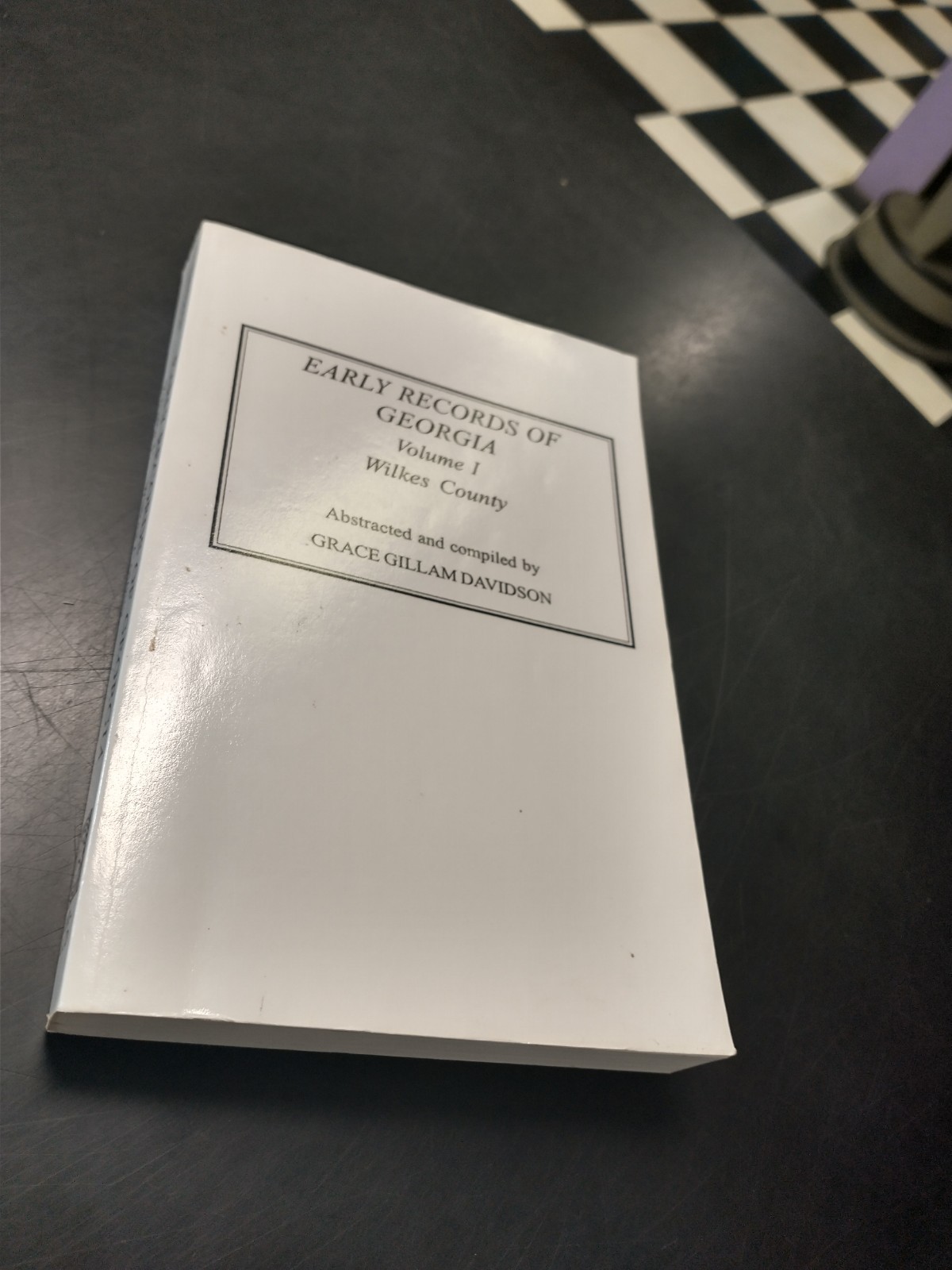 Early Records of Georgia Volume I 1 Wilkes County Grace Gillam Davidson 2011 pb