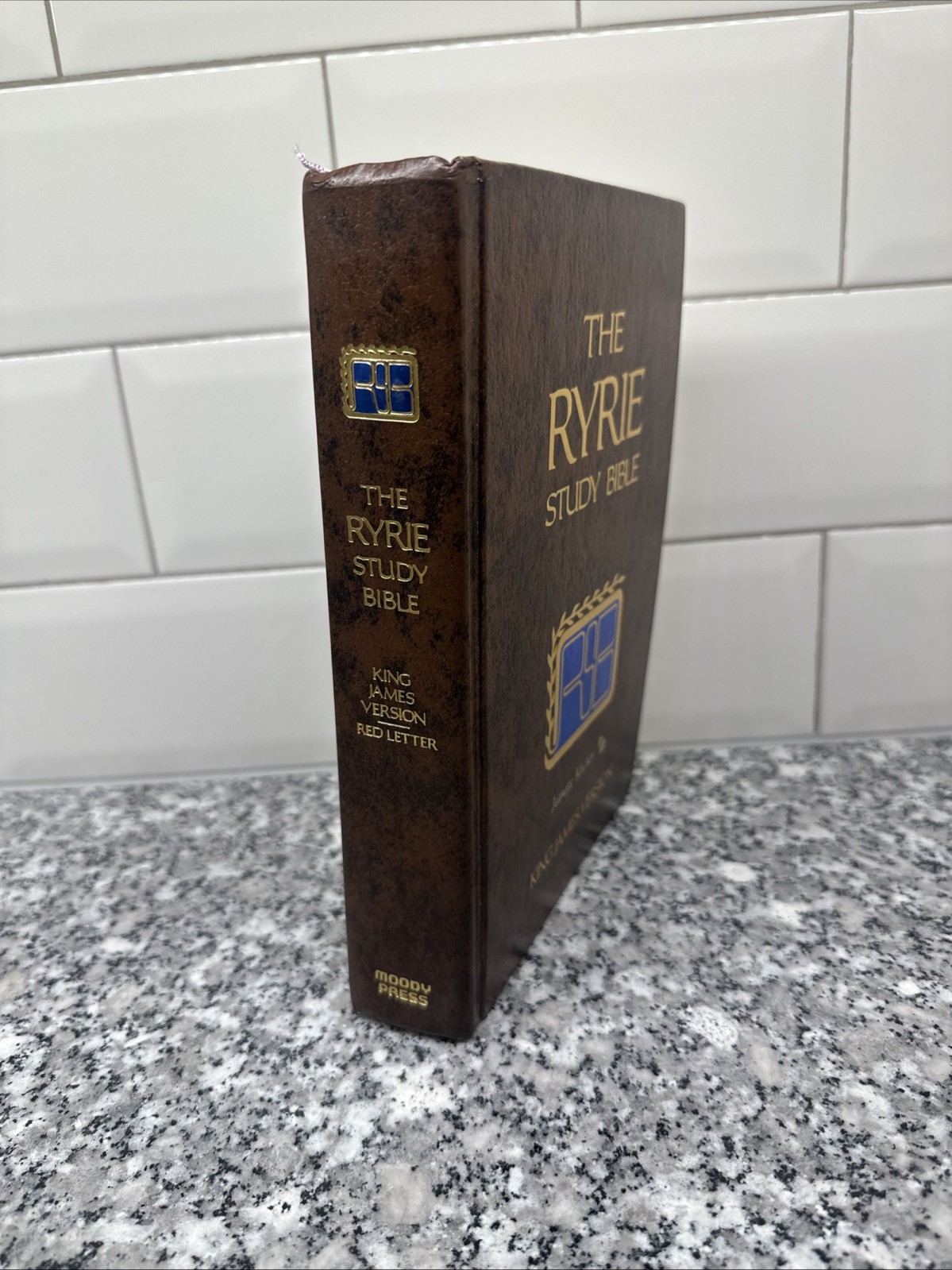 The Ryrie Study Bible King James Version 1978 Red Letter Hardcover Moody Press