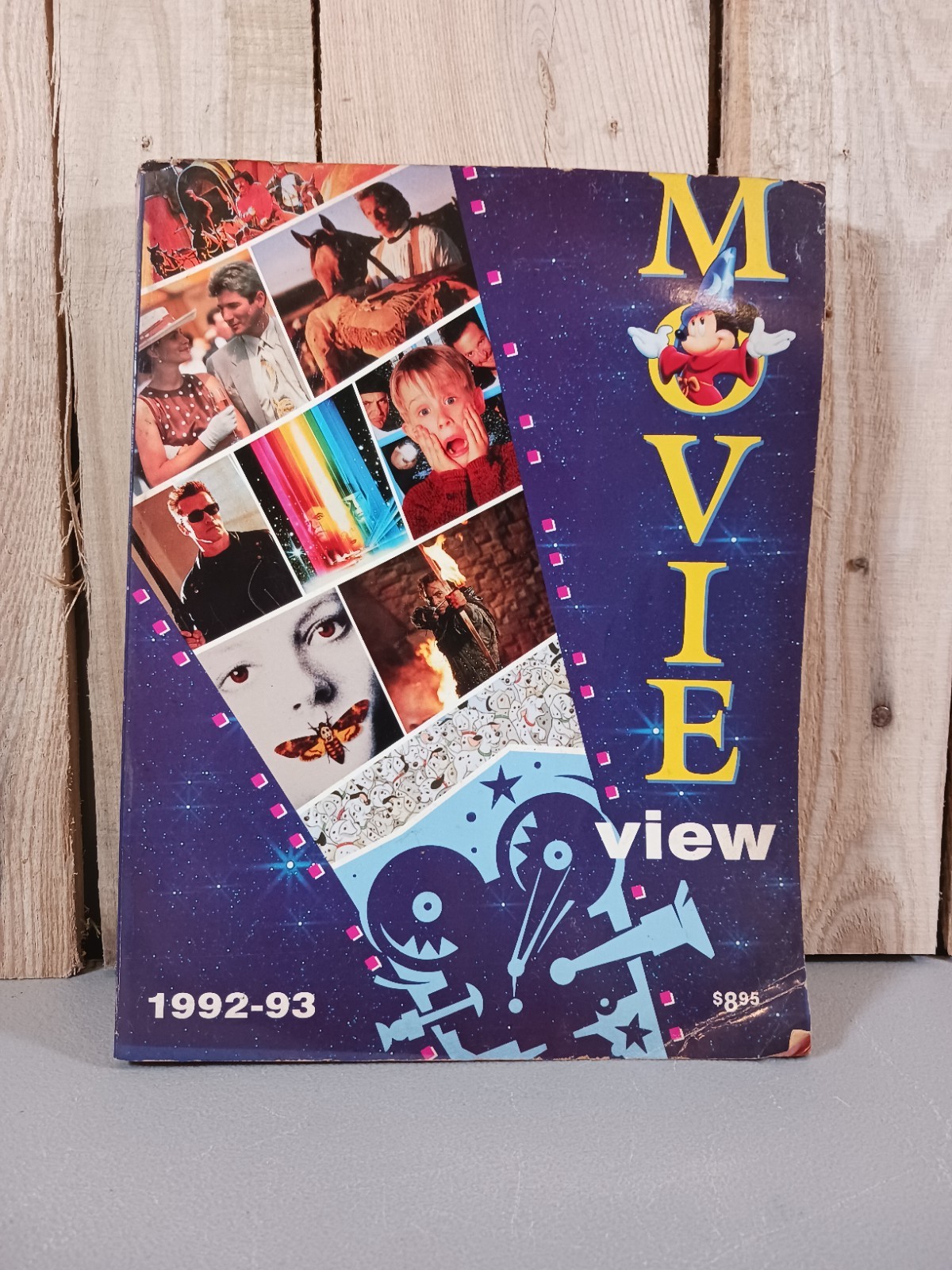 Vintage 1992-93 Movie View Catalog Of Video Movie Releases FREE SHIPPING