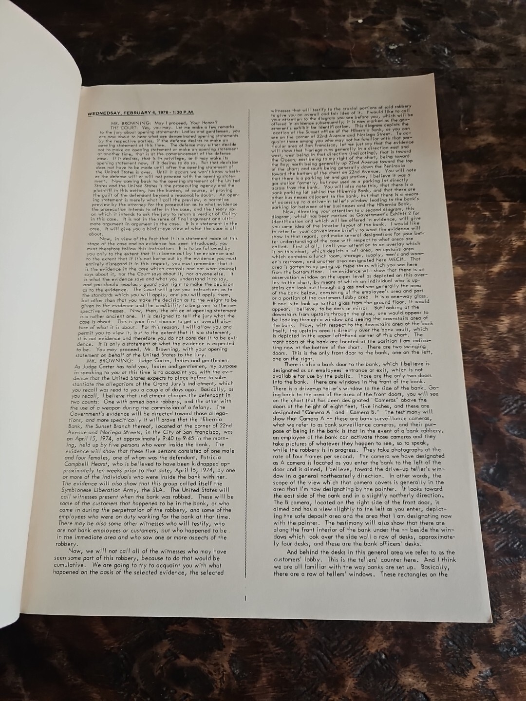 The Trial Of Patty Hearst 1976 The Great Fidelity Press
