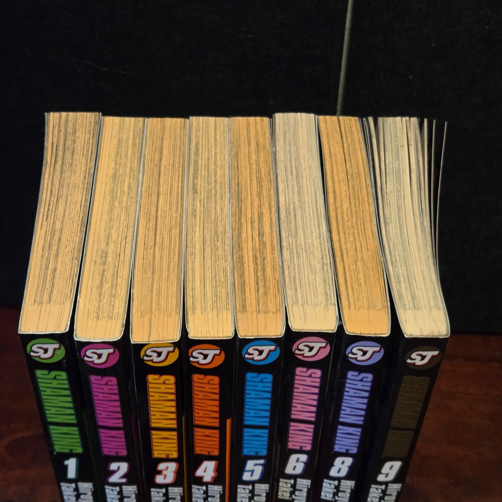 Shaman King Manga Shonen Jump Volumes 1-6 + 8 + 9 Set Hiroyuki Takei Set of 8