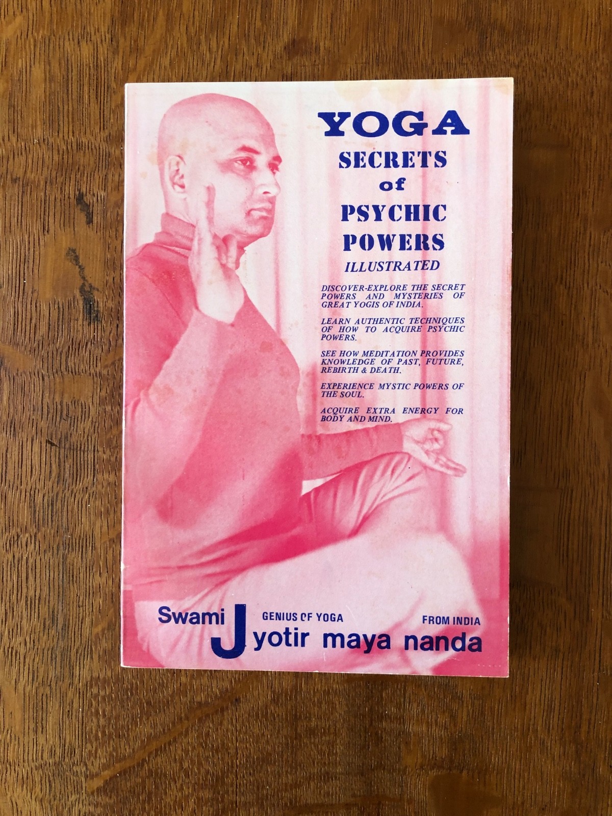 Yoga Secrets of Psychic Powers – Swami Jyotir Maya Nanda – 1974 – Paperback