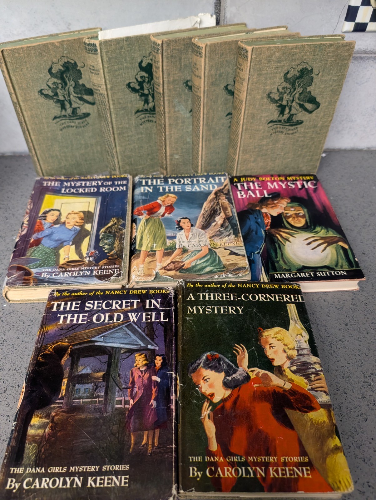 10 Judy Bolton & Dana Girls Mysteries Vintage Hardcovers Grosset Dunlap 1930s