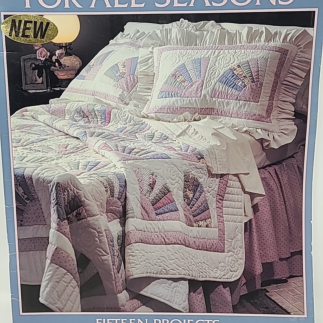 Patchwork for All Seasons 15 Projects Leisure Arts 1585 Quilt Book 1995 Patterns