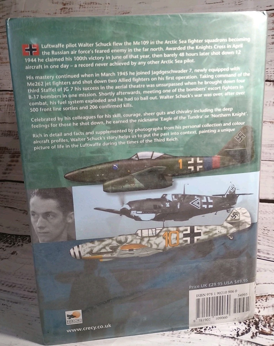 Luftwaffe Eagle Walter Schuck Me109 to Me262 Aviation Memoir EX LIBRARY GOOD