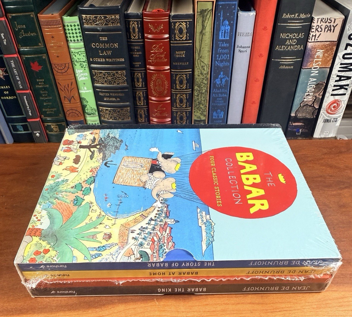 The Babar Collection: Four Classic Stories Book Set Hardcover Jean De Brunhoff