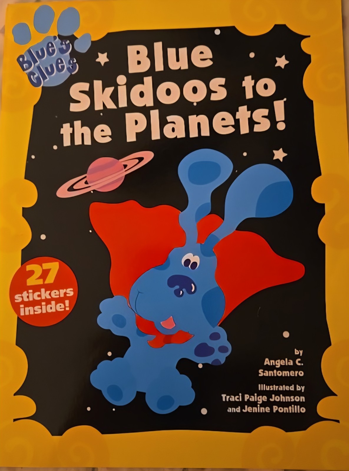 Vintage Blue’s Clues Book Bundle – New “Amazing Body” & VGUC “Skidoo to Planets”