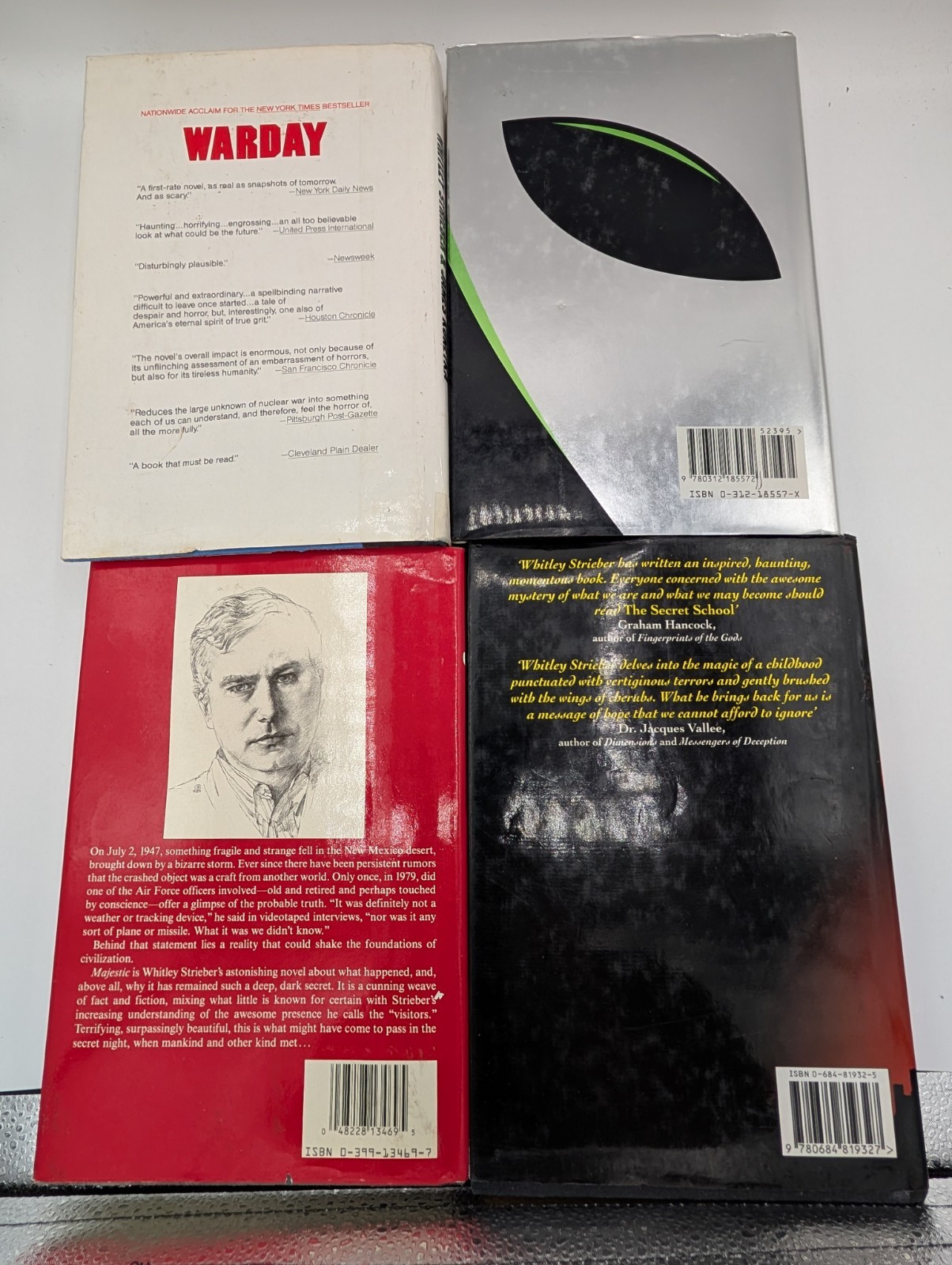 Whitley Strieber 4 Hardcover Book Lot
