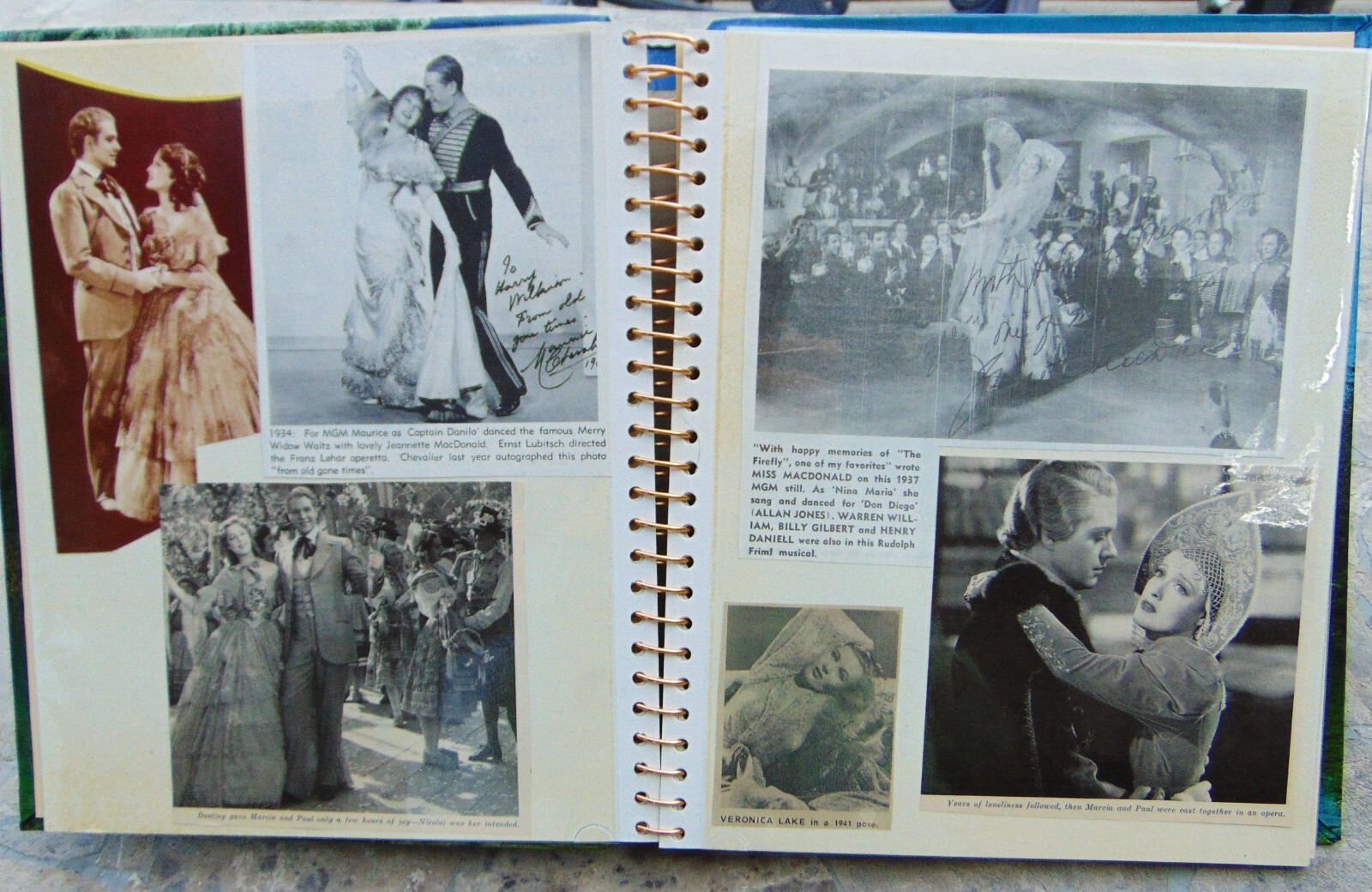 MUSICALS & SINGERS ~BOOK OF MEMORABILIA ~PICTURES & STORIES ~ 18 TOTAL PAGES