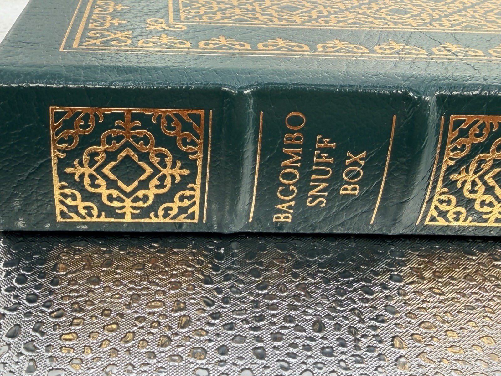 Easton Press Bagombo Snuff Box Green Leather Kurt Vonnegut Signed First Edition
