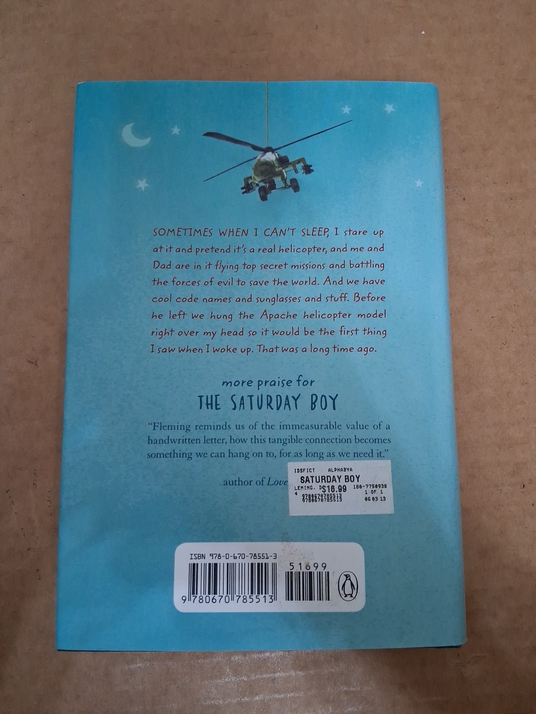The Saturday Boy – Fleming, David (2013, Hardcover) Bullying, Family Deployment