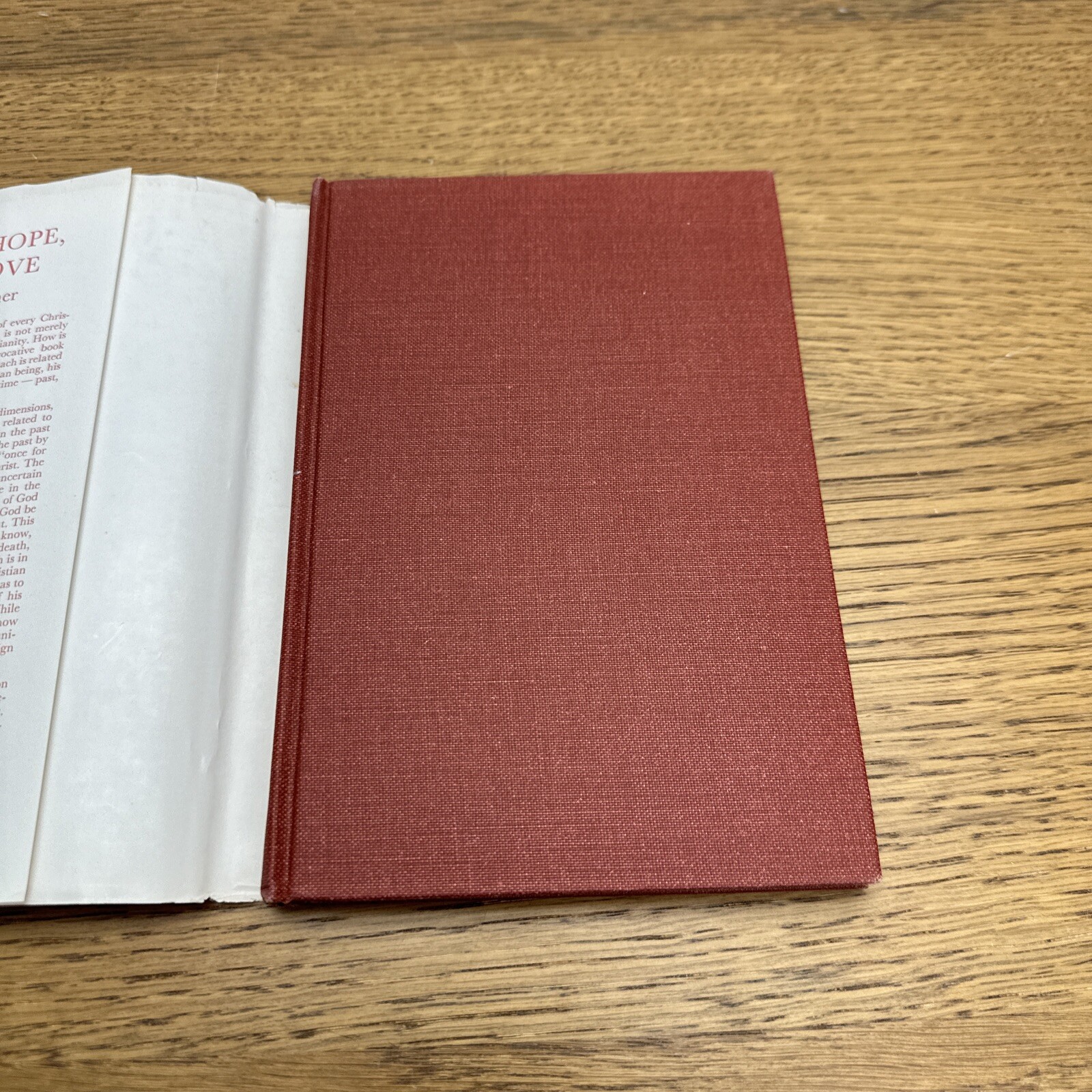 Faith, Hope, and Love Emil Brunner Westminster Press 1956 Hardcover Dust Jacket