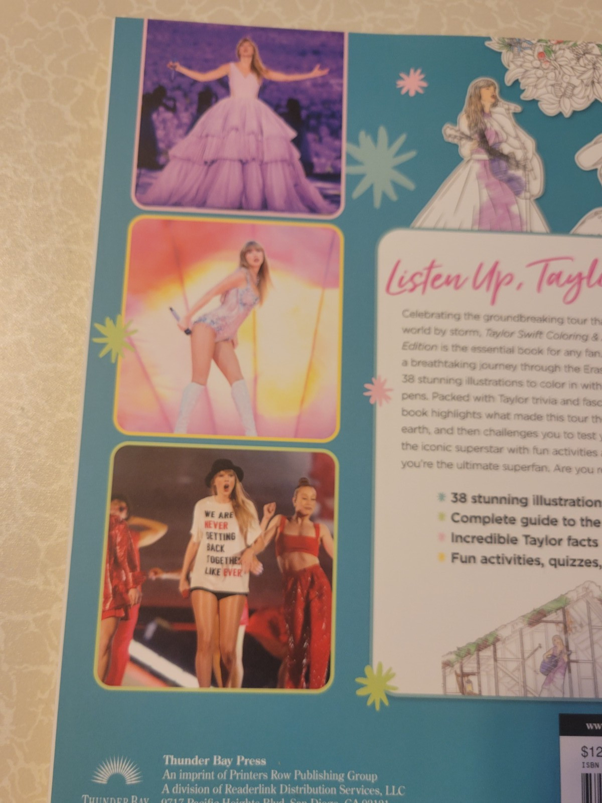 TAYLOR SWIFT – Coloring & Activity Book Tour Edition – Photos-Games-Coloring-NEW