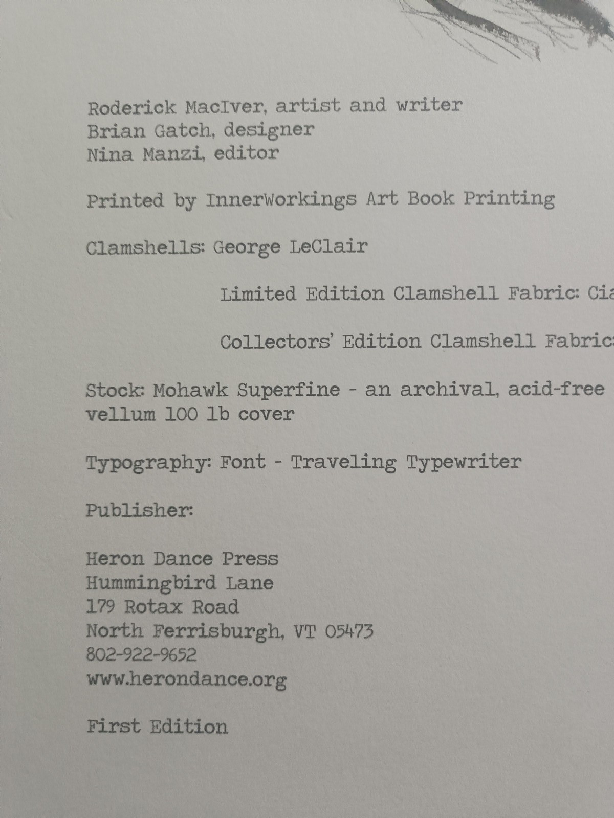 The Journey Itself is Home_Rod MacIver_Limited Edition_Heron Dance_Clamshell_VG