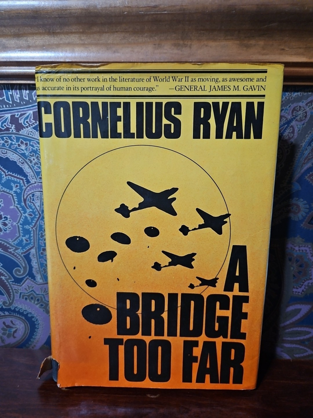 Vintage A Bridge Too Far Cornelius Ryan Simon & Schuster Yellow HC DJ 1974 USA