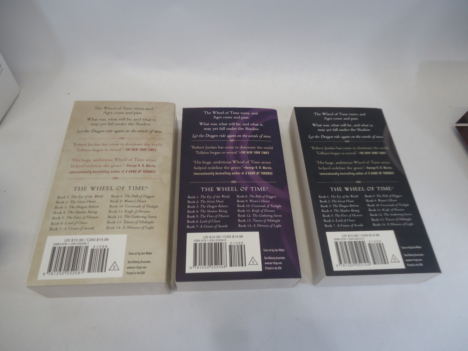 The Wheel of Time Boxed Set III Robert Jordan Books 7-9 New