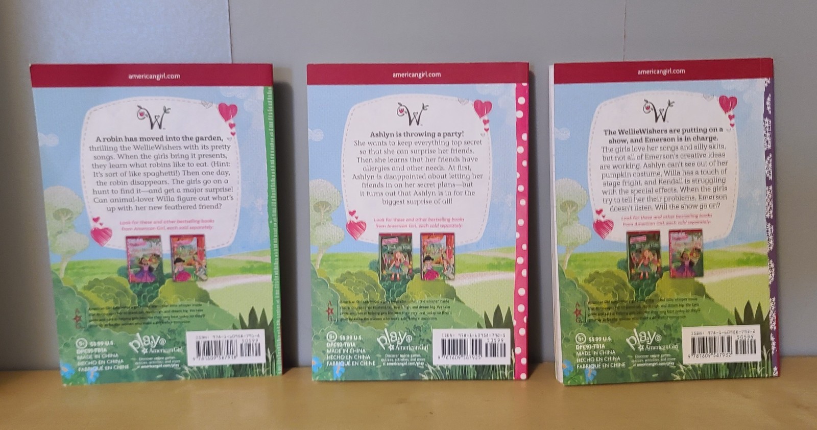 Wellie Wishers 3 Volume Set 1 by Valerie Tripp