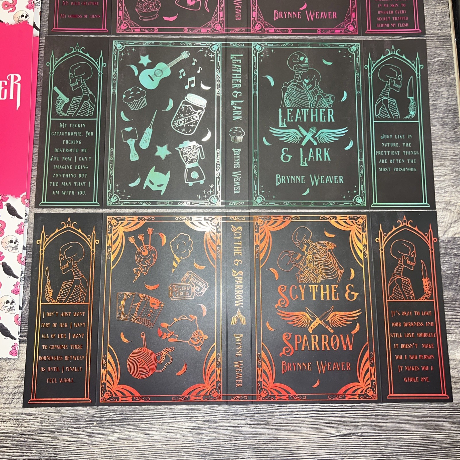 Ruinous Love Series by Brynne Weaver Signing Exclusive Dust Jackets