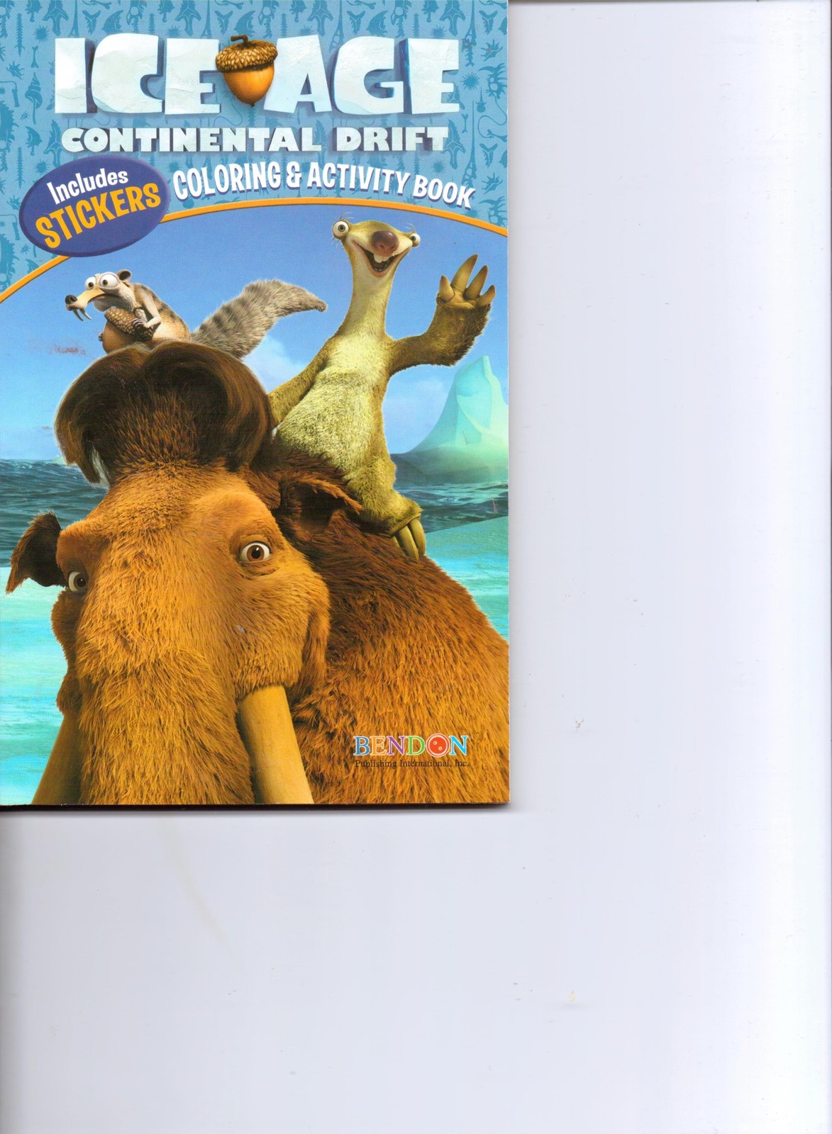 Ice Age Continental Drift Coloring & Activity Book Includes Stickers