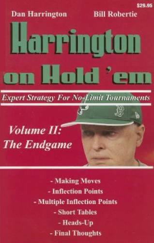 Harrington on Hold ’em Expert Strategy for No Limit Tournaments, Vo – ACCEPTABLE