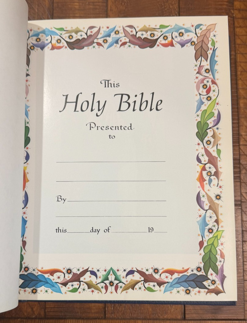 Masonic Holy Bible Heirloom Red Letter Master Reference Edition Masons KJV Blue