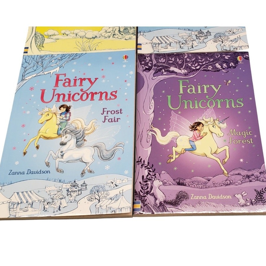 Fairy Unicorns Series Zanna Davidson Lot of 4 Books Used