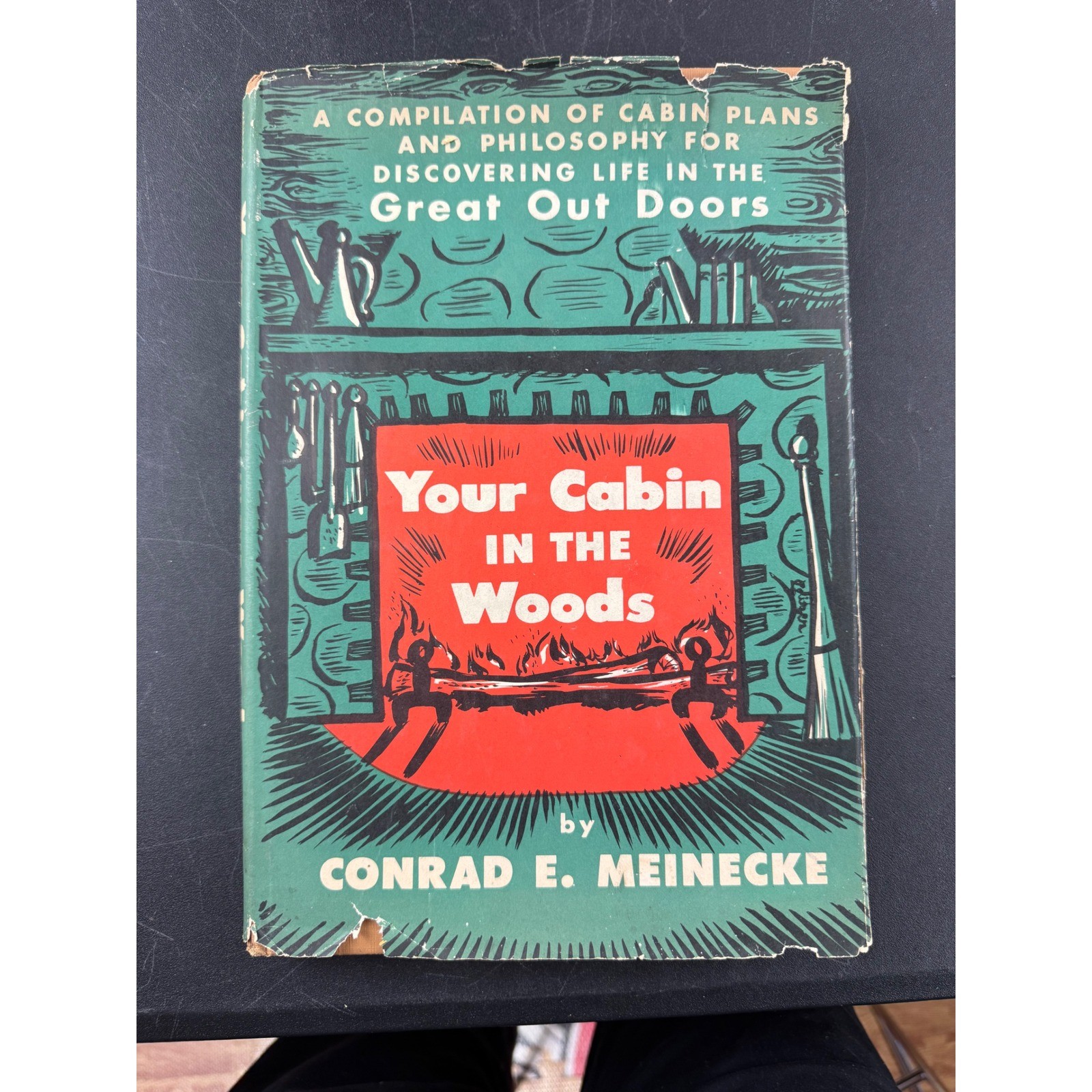 Your Cabin In The Woods Conrad E Meinecke 1945 Vintage Book Cabin Plans
