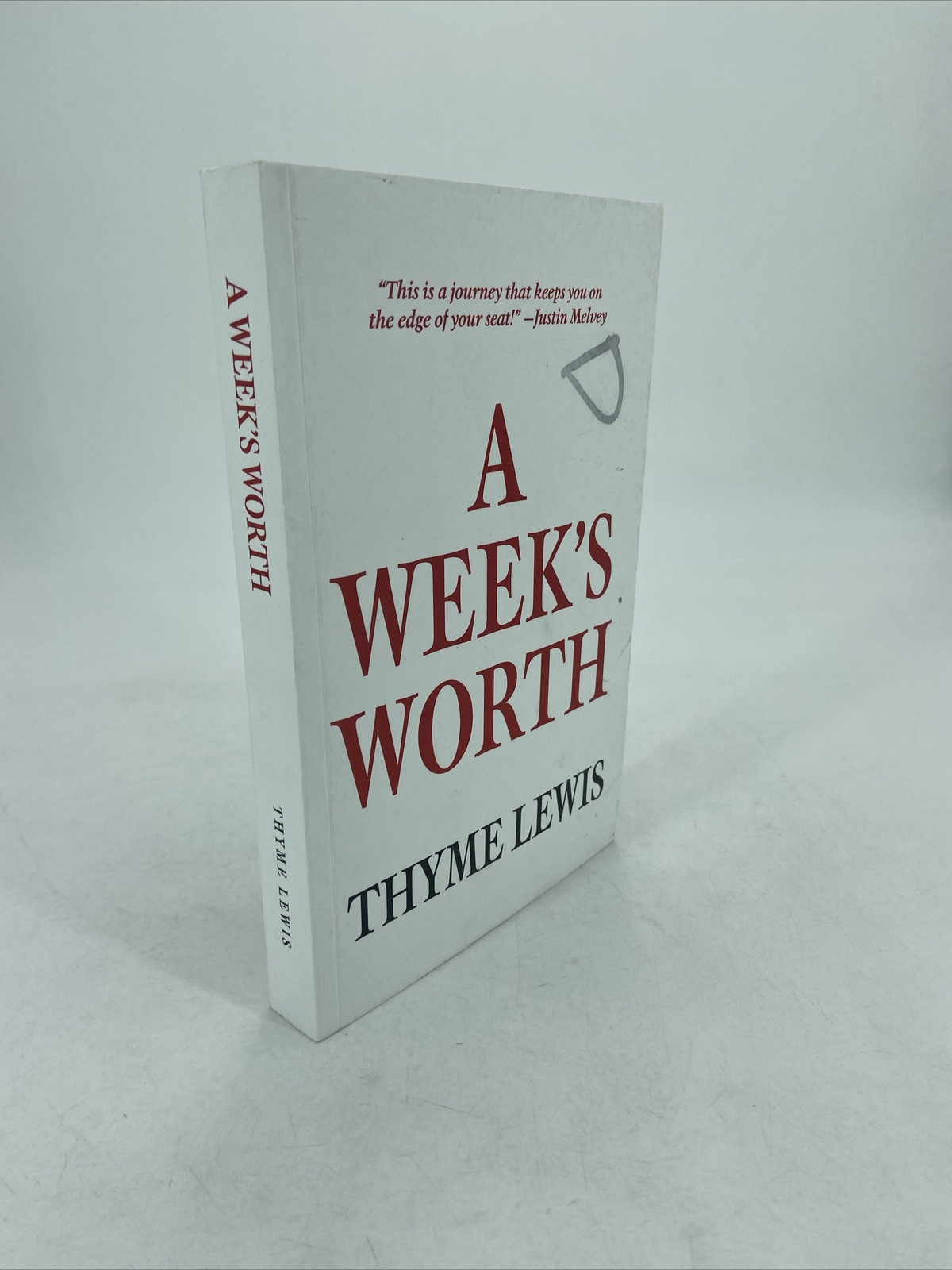 Week’s Worth SC Thyme Lewis 2023 1st ed Palmetto Publishing As New SC SIGNED