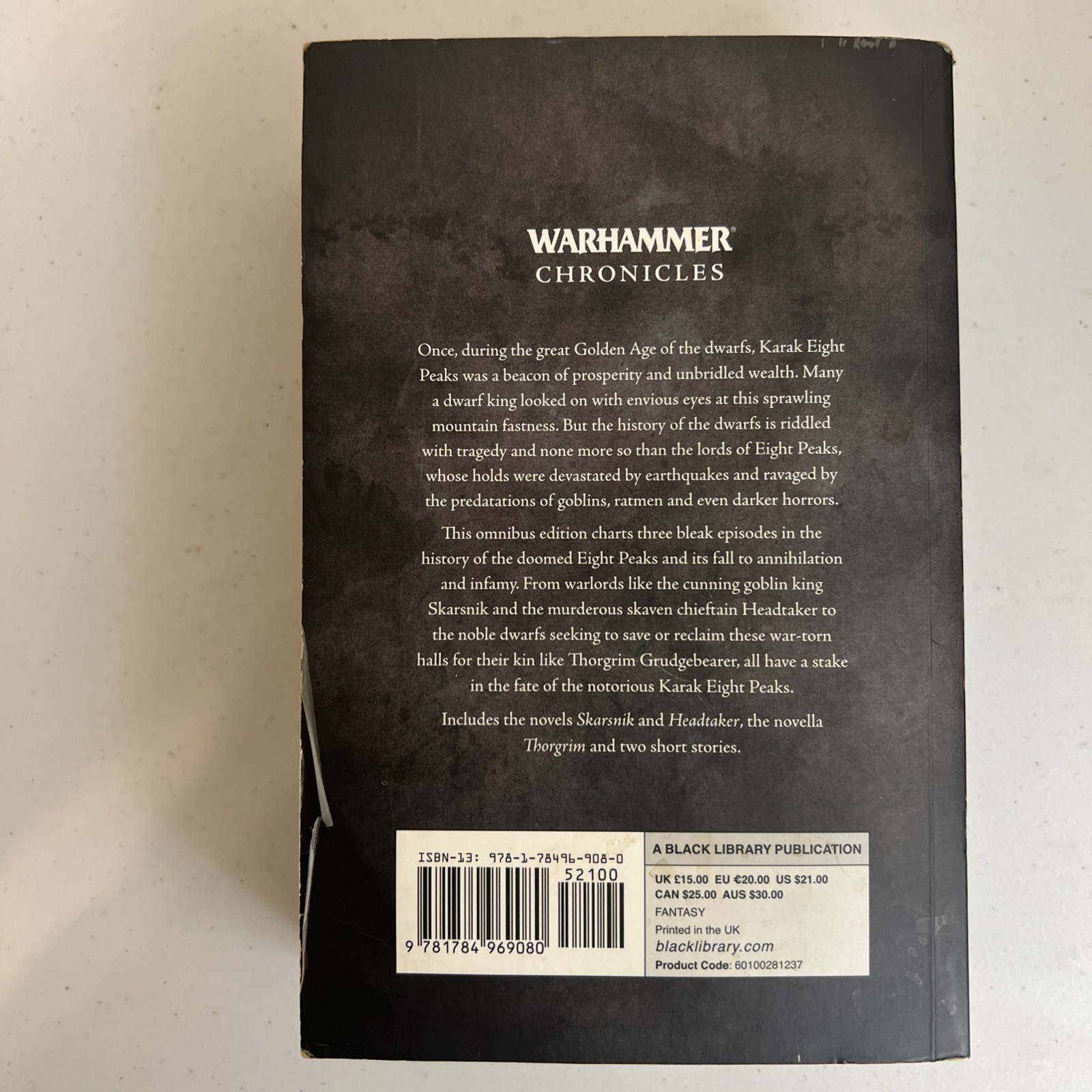Warlords of Karak Eight Peaks (Warhammer Chronicles)